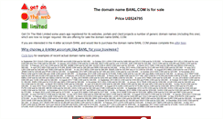 Desktop Screenshot of banl.com