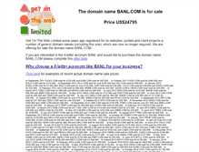 Tablet Screenshot of banl.com